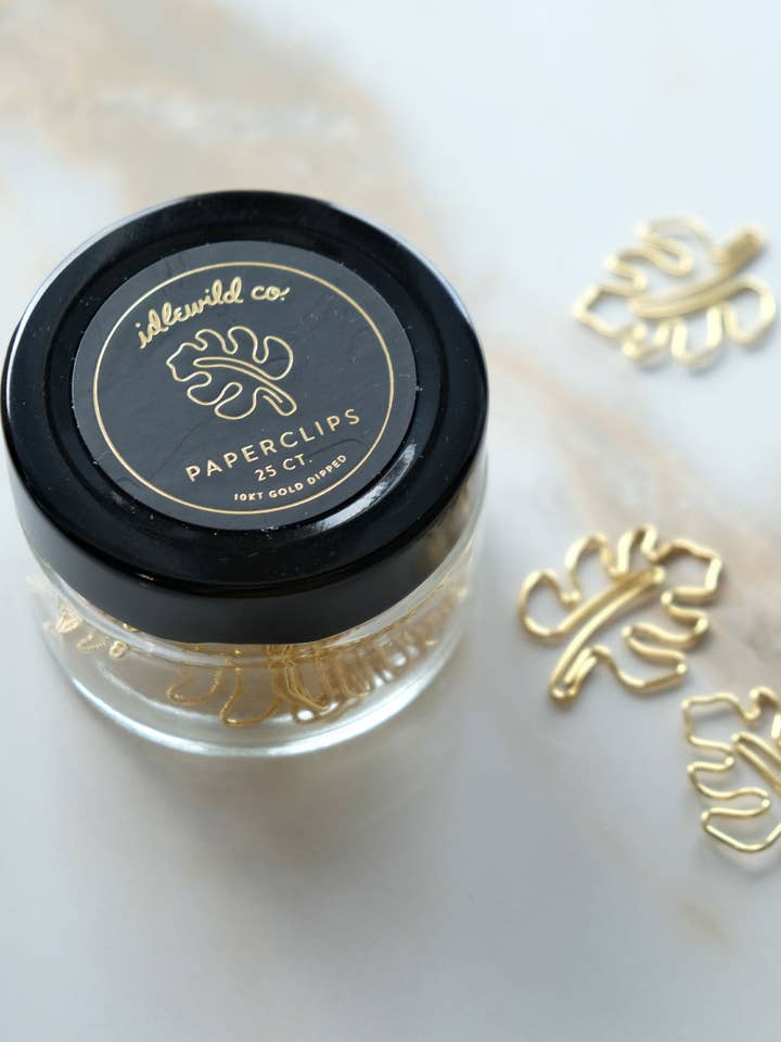 Trombones plaqués or (pot de 25) | Monstera pour la vente par Idlewild Co.