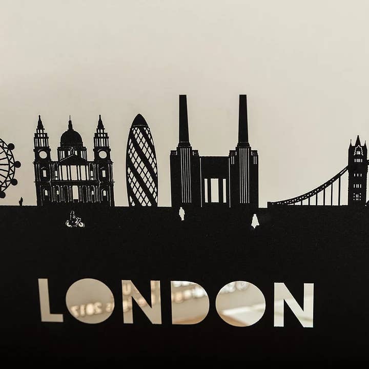 Snapdragon Designs – wholesale Everyday greeting card – London A5 Laser Cut Cards