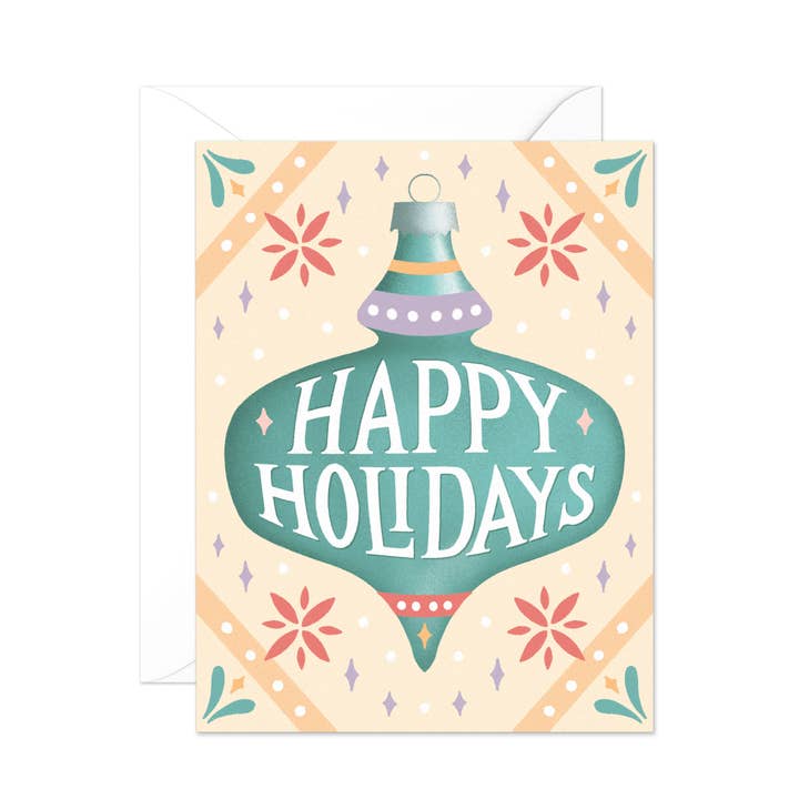 Carte Happy Holidays pour la vente par By Amanda Fitz