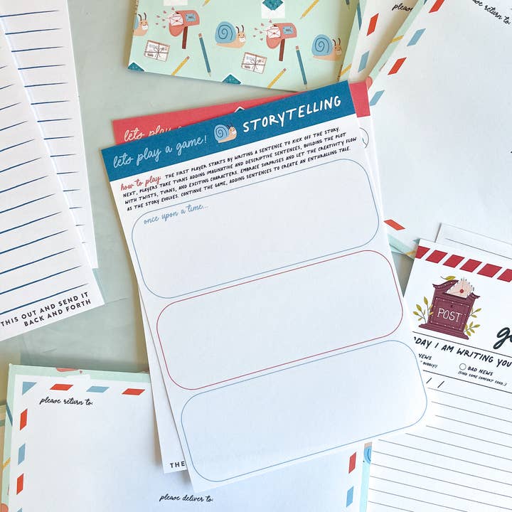 The Paxton Press - Wholesale Stationery/Notecard Set - Snail Mail Kit6