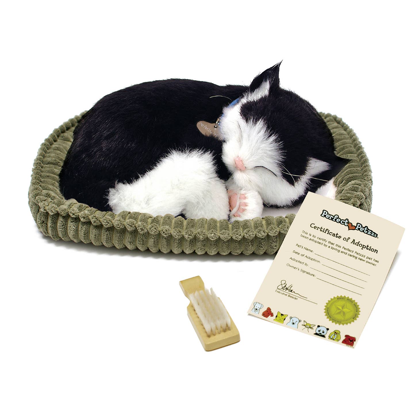 88Unlimited/Perfect Petzzz - Vente Peluche – enfant et bébé - 19 Original - Chaton à poil court en noir et blanc1