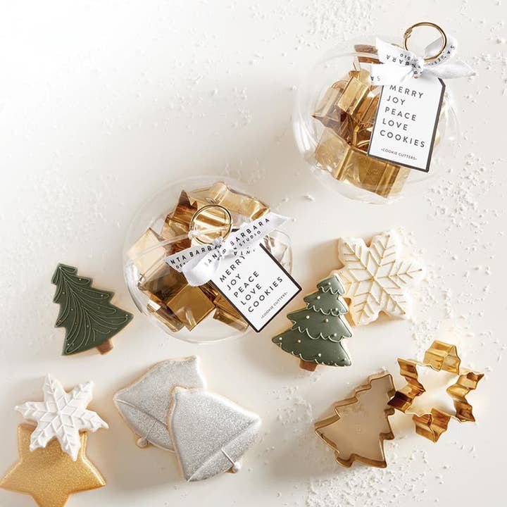 Santa Barbara Design Studio by Creative Brands - Wholesale Cookie Cutter - Gold Ornament Cookie Cutter Sets3