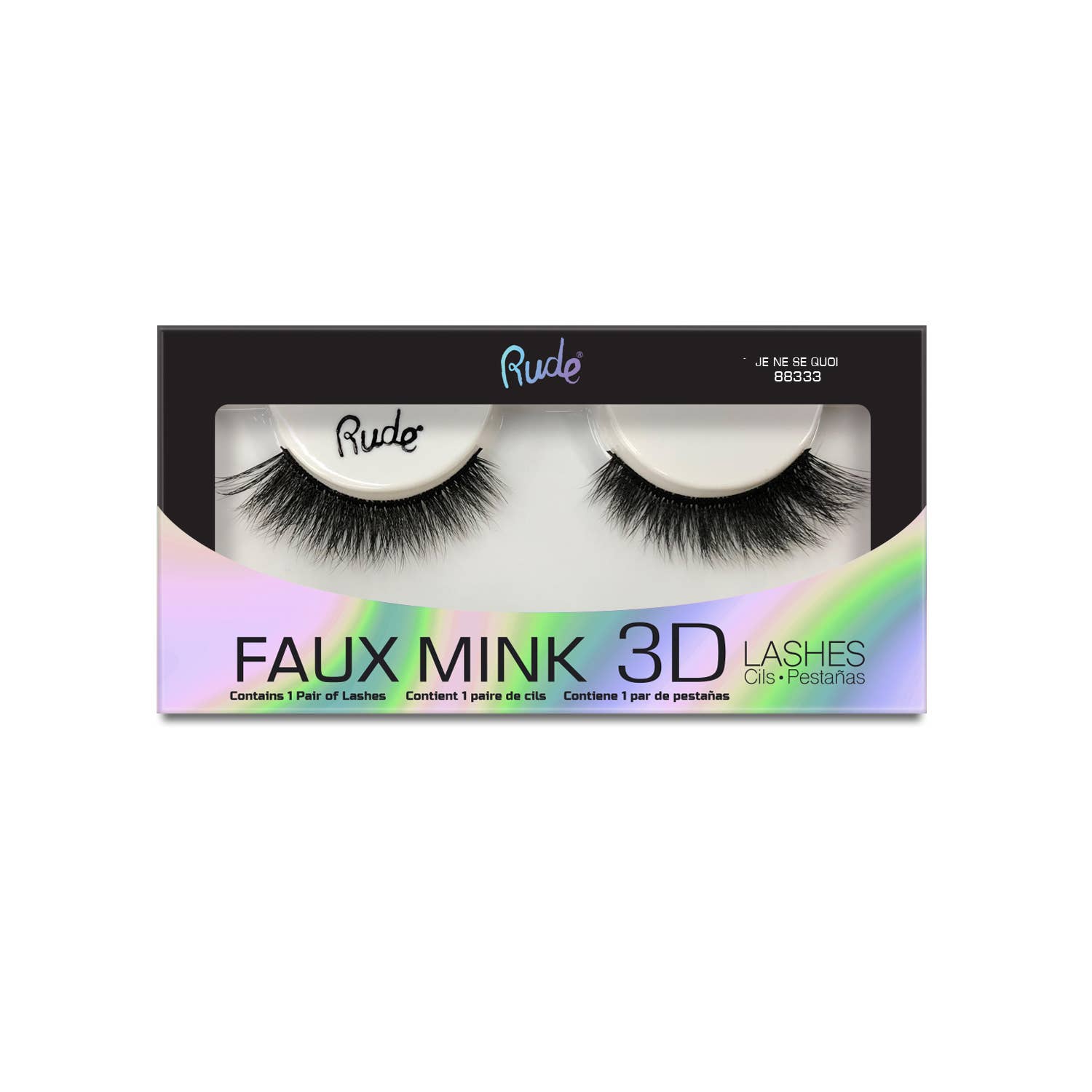 Rude Cosmetics - Wholesale False/Fake Eyelashes - Lush - Faux Mink 3D Lashes1