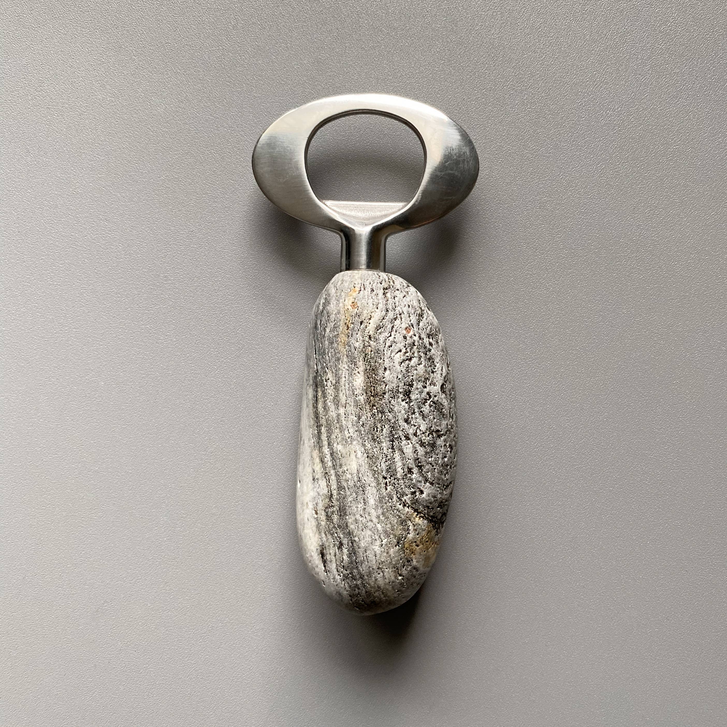 Funky Rock Designs - Wholesale Bottle/Wine Opener - Nature-Inspired Stainless Steel  Stone Bottle Opener5