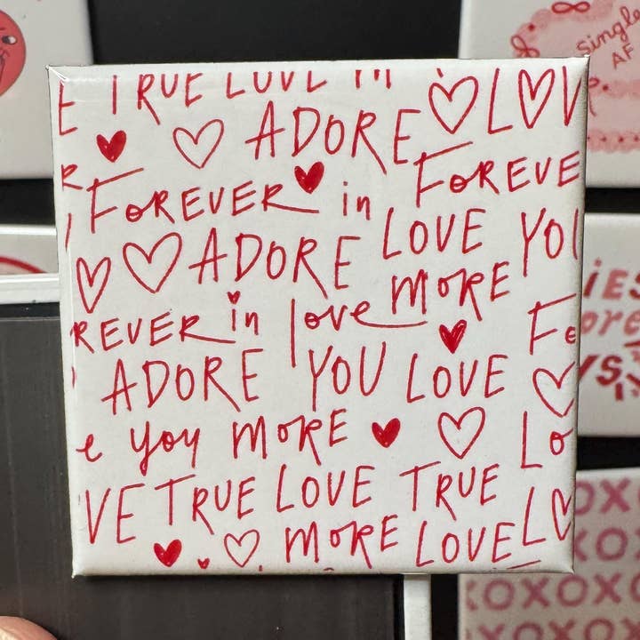 Liefdesbriefjes Valentijnsdag Magneet voor wholesale door Tieu Magnetic