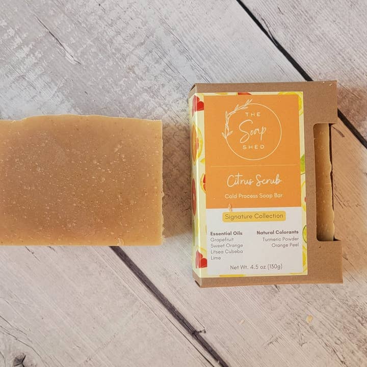 Gommage aux agrumes pour la vente par The Soap Shed