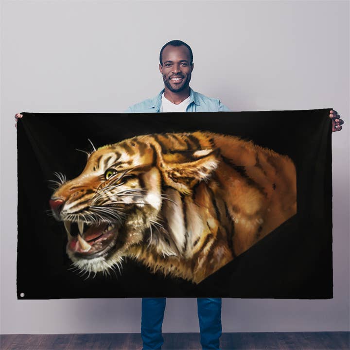 Marick Booster – Engroshandel Flag – Tiger Sublimation Flag