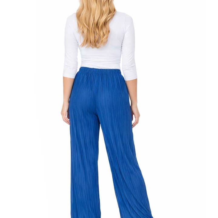 The Magic Scarf Company – Großhandel Hose – Damen – 902T - Plissierte Twillhose (ohne Saum)5