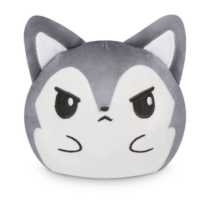 TeeTurtle - Wholesale Stuffed/Plush Toy - Kids & Baby - Plushiverse Fierce Wolf 4" Reversible Plushie3