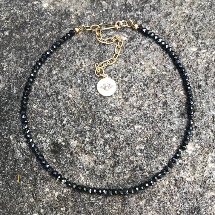 14K GF Sort Spinel Choker for engroshandel hos Beshea Beshea