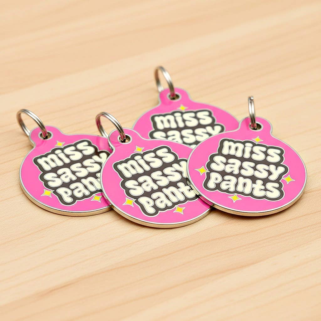 Bad Tags - Wholesale Pet Identification Tag - Dog - Dog ID Tag with Personalized QR Code - Miss Sassy Pants8