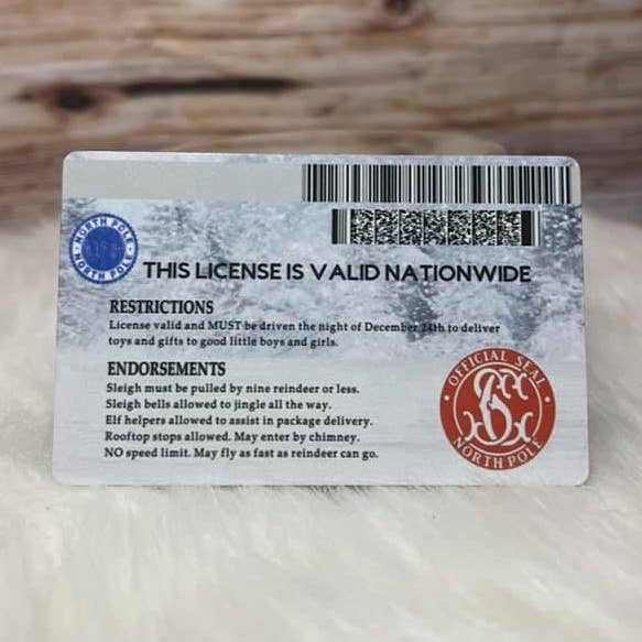 Licence perdue du Père Noël *Caucasien* pour la vente par Noel & Co Tumblers