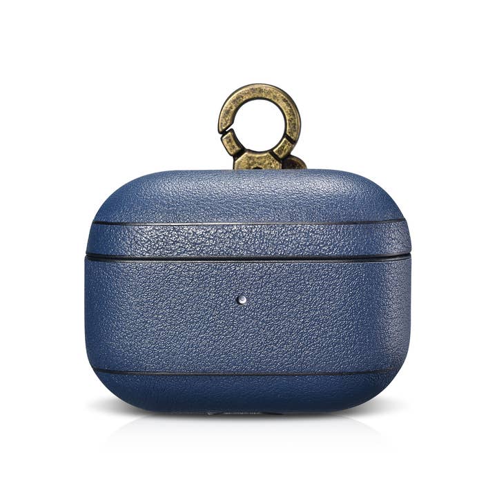 CairPods - Wholesale Airpod/Earbud Case - Men's - AirPods Pro Case Premium Napa Leather - Napa Blue9