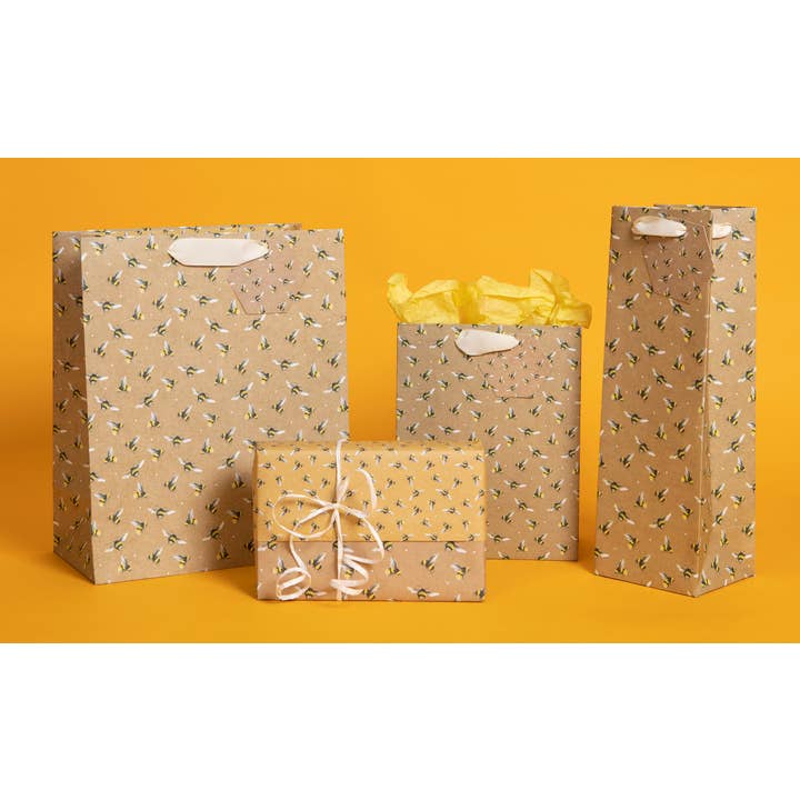 Glick – Großhandel Geschenktüten – TASCHE LRG KRAFT BIENEN1