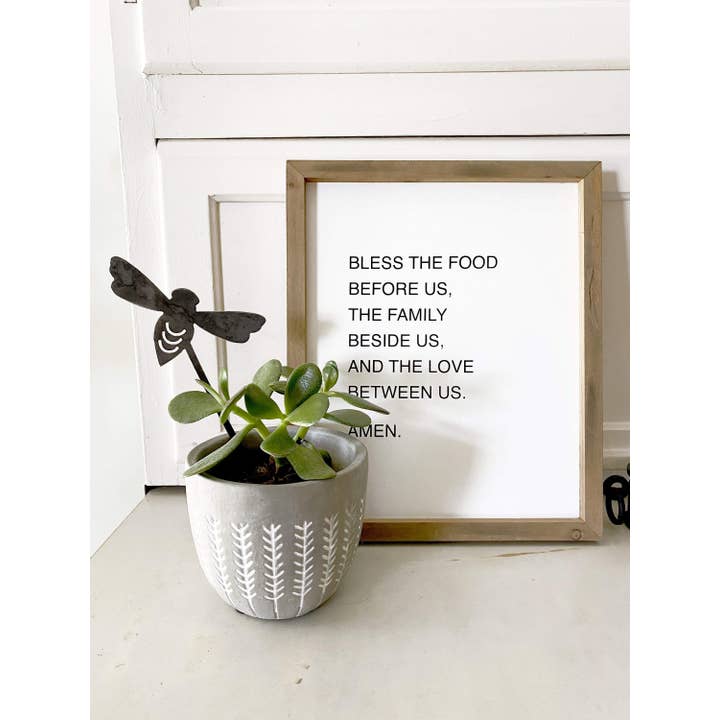 Highland Ridge | Handmade Home Decor - Wholesale Garden/Lawn Stake - Bumble Bee Plant Stake