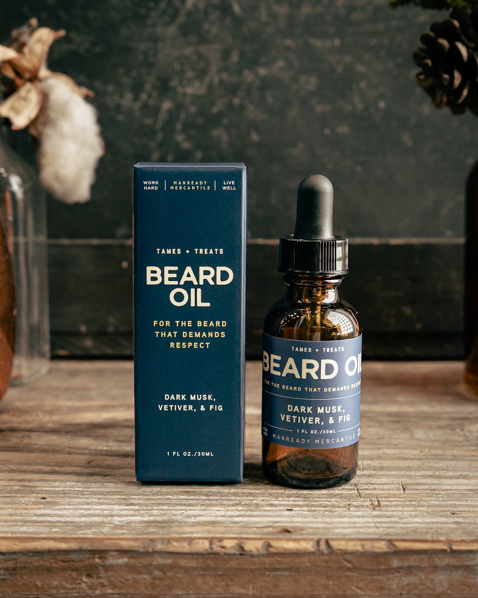 Manready Mercantile - Wholesale Beard Styling Product - Beard Oil | The Americana Series | Blue Label0