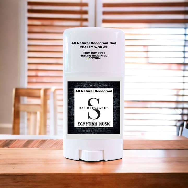 SÄ€F Body Care - Wholesale Deodorant - Unisex - Egyptian Musk Natural Deodorant, Aluminum Free, Vegan1