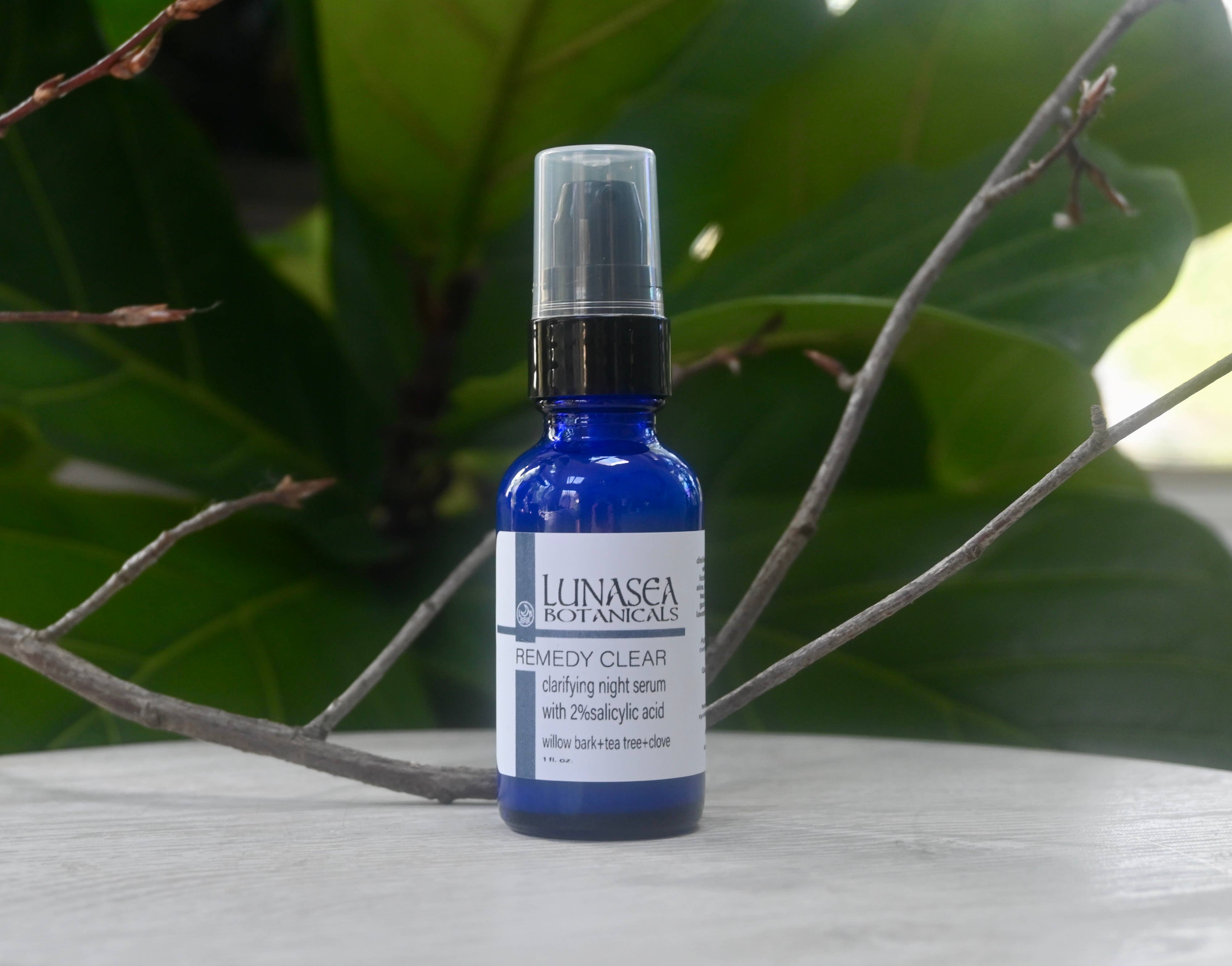 lunasea botanicals – wholesale Facial serum/concentrate – Remedy 2%Salicylic Acid Clarifying Night Serum
