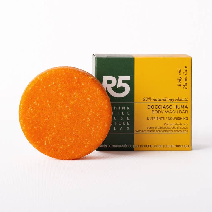 R5 Gel de ducha sólido nutritivo - Fabricado en Italia para venta al por mayor de R5