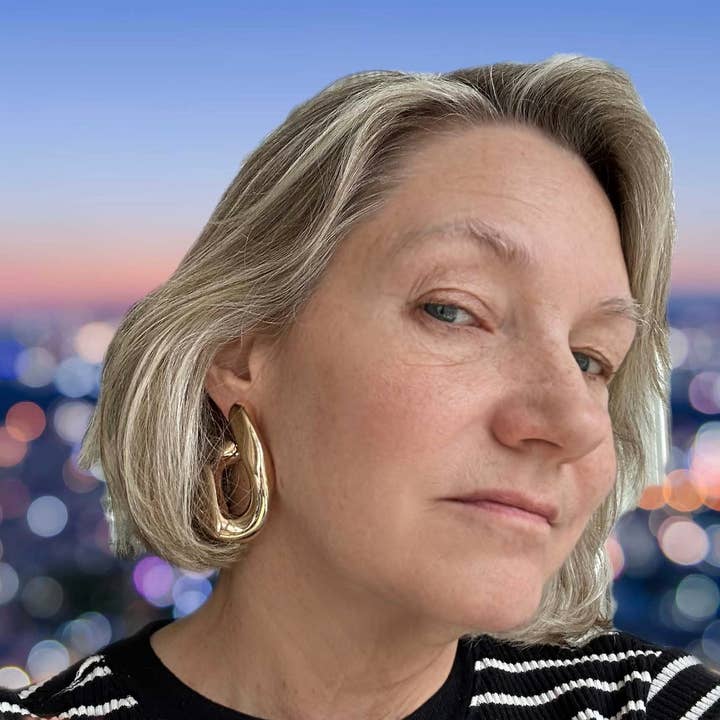 Créole à maillons surdimensionnés|Or ou Argent pour la vente par a.v. max