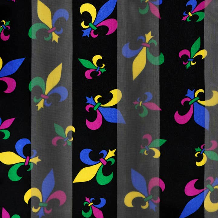 Mardi Gras Square Scarf for wholesale by SP Sophia Collection