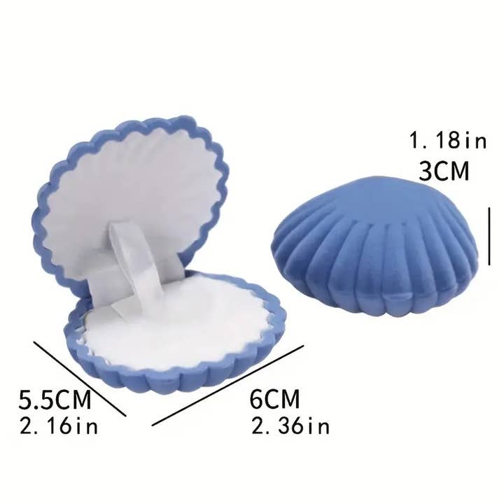 Magnifique Hearts - Wholesale Jewelry Box/Organizer - Charming Velvet Shell Earrings & Necklace Display Box10