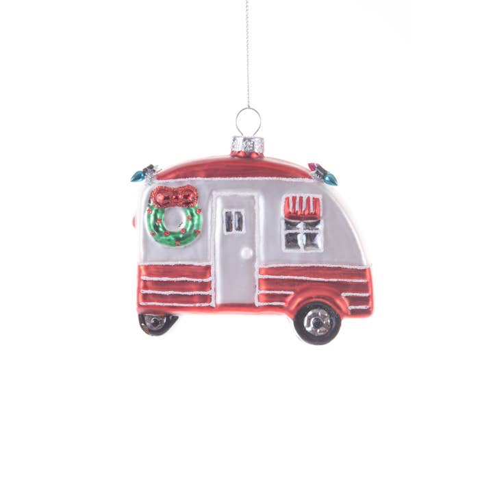 Starlight Collection - Venta al por mayor Adornos - Adorno de Casa Móvil rojo/plata con Guirnaldas de Espumillón Plateado