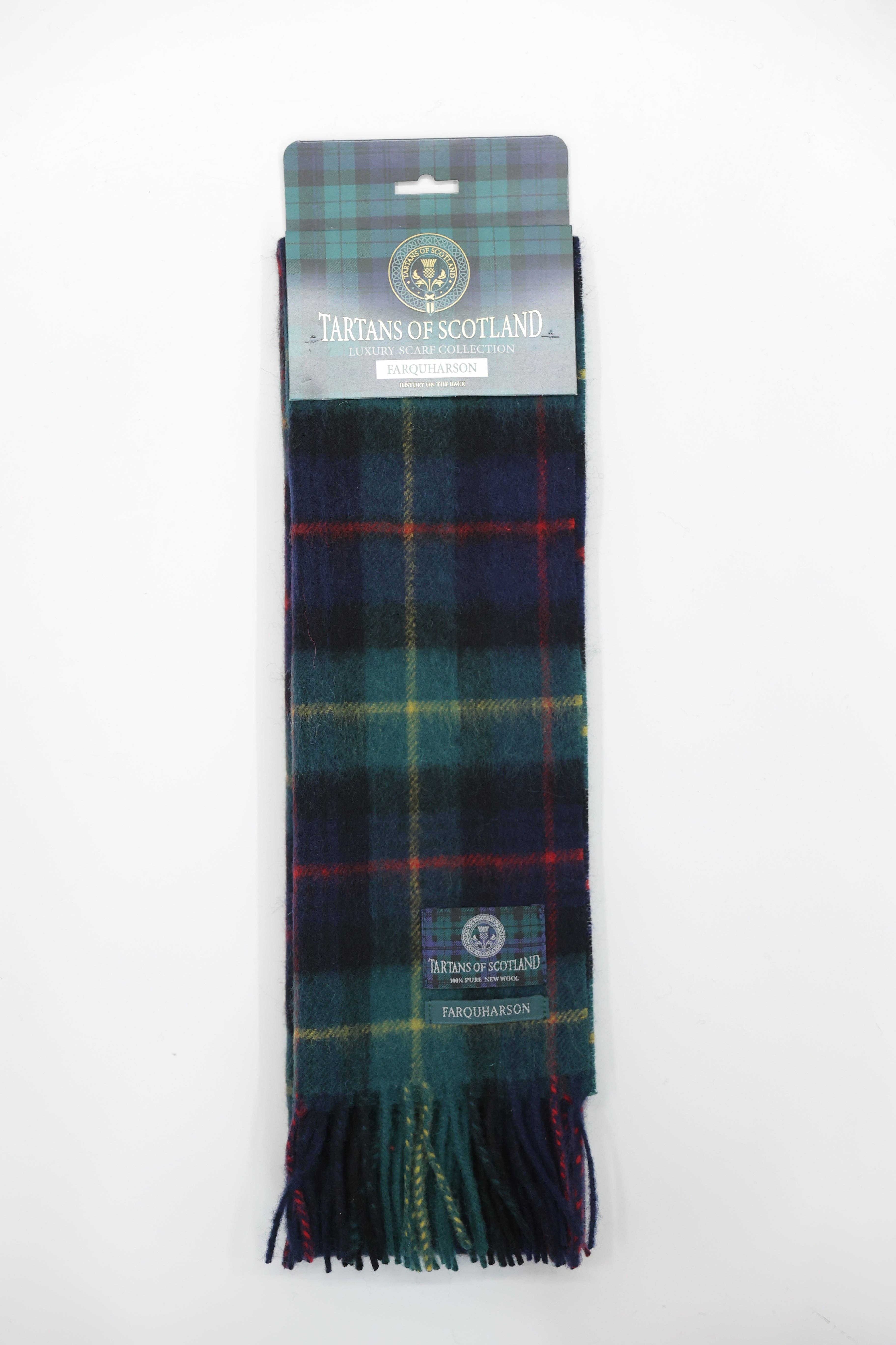 MANAV – wholesale Scarf – Unisex – Tartans of Scotland Clan Scarf Farquharson
