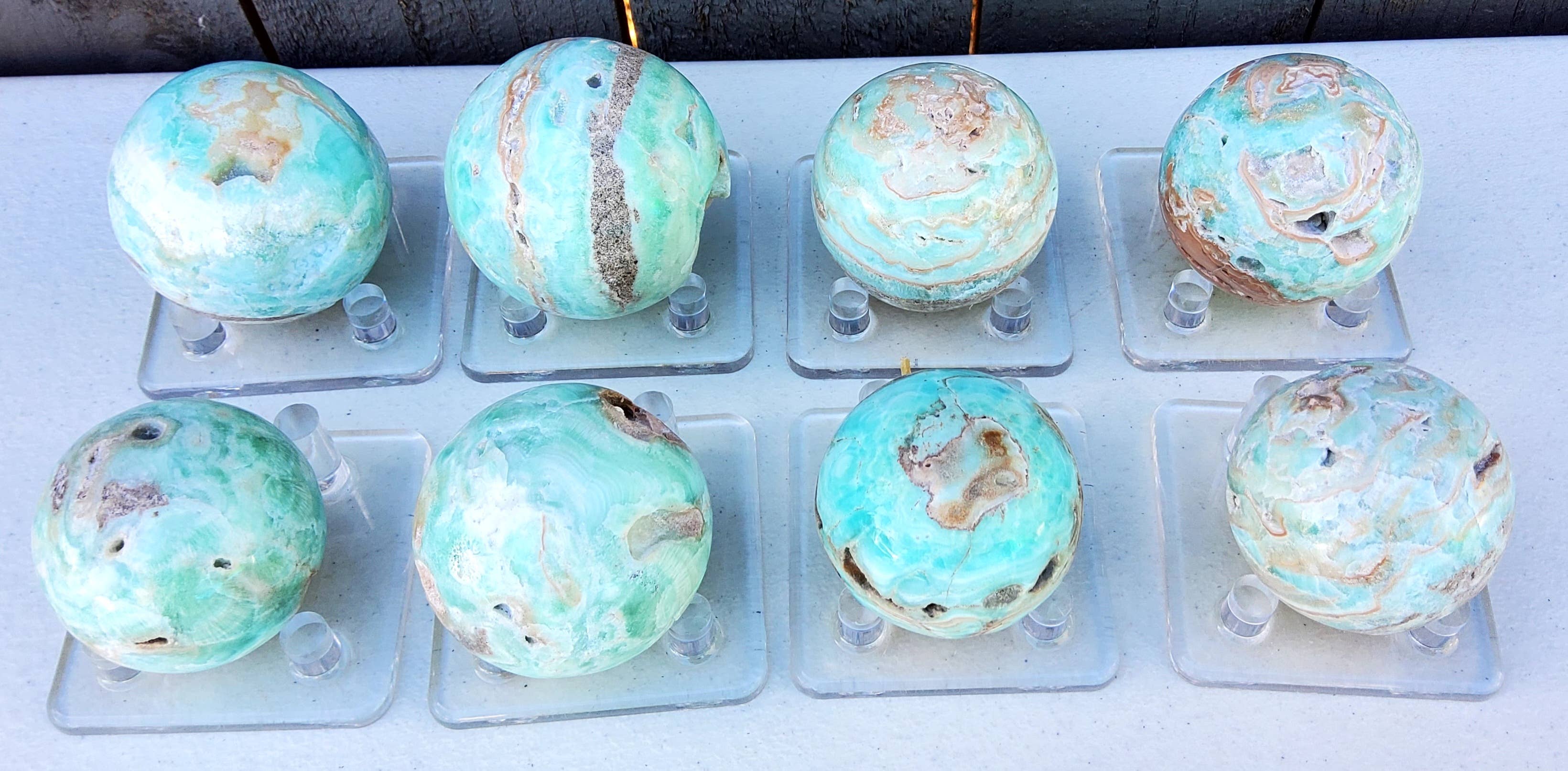 Metaphysical & Healing Crystals - Wholesale Spirituele steen/kristal - Blauwe Aragoniet Sferen6