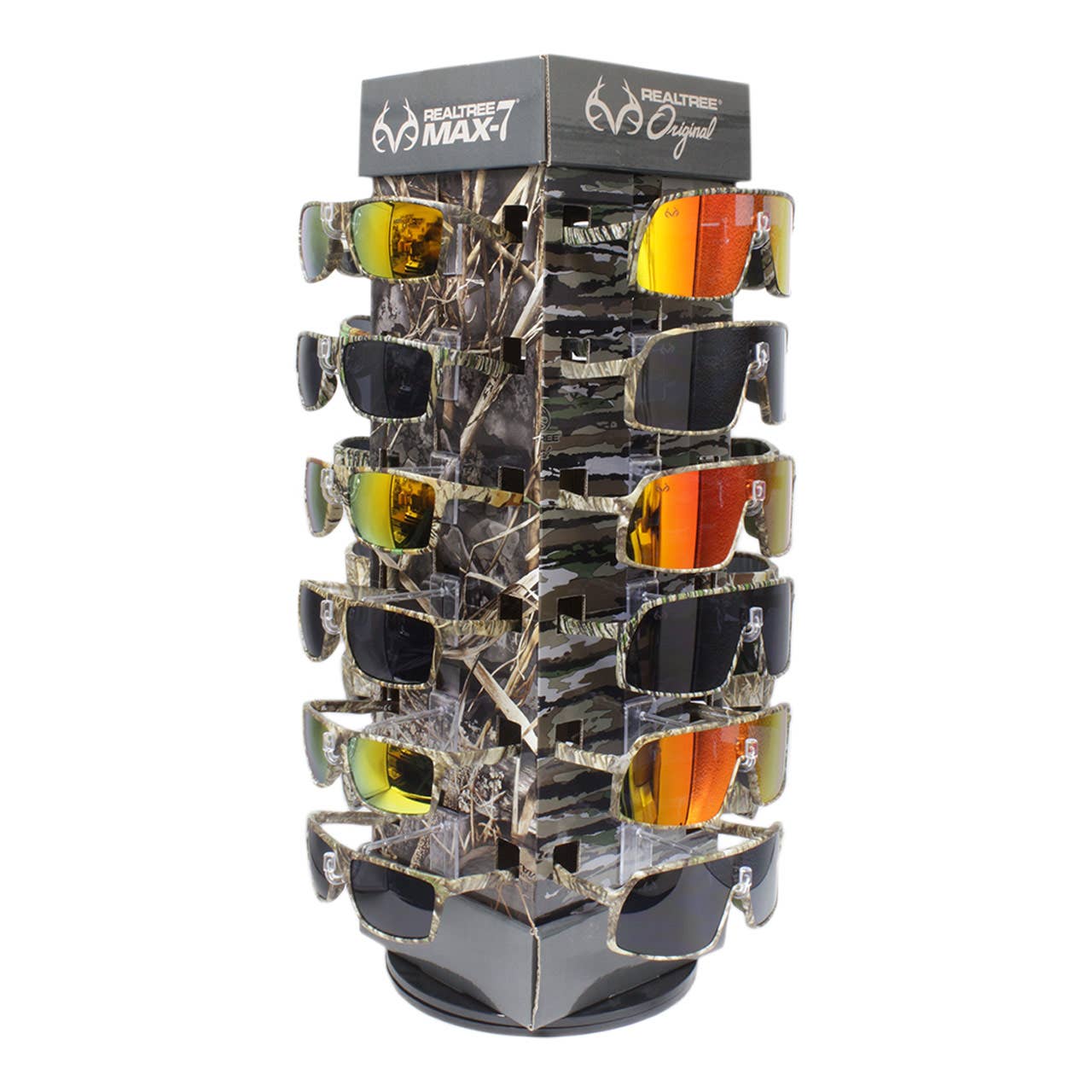 Shark Eyes, Inc - Wholesale Sunglasses - Men's - Realtree® Sunglass Display with 48 PCS Sunglasses Camo 0