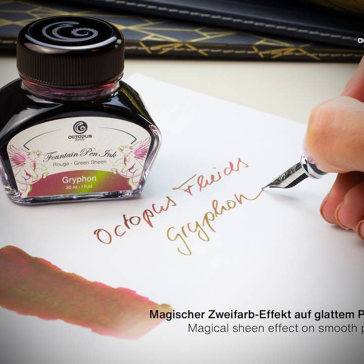 Octopus Concept GmbH - Wholesale Writing Ink - Fountain pen ink, Sheen Gryphon, brown, 30 ml2