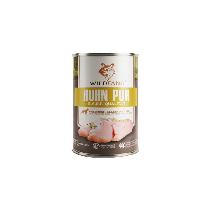 WILDFANG – Großhandel Tiernahrung – Hund – Nassfutter Huhn pur - BARF Qualität