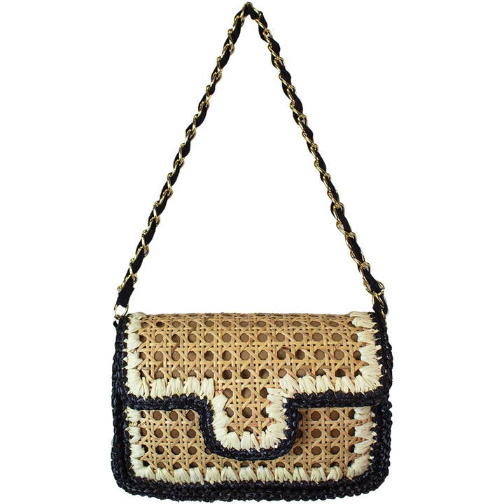 HANDMADE JUTE SHOULDER BAG for wholesale by Pizzazz, Inc.