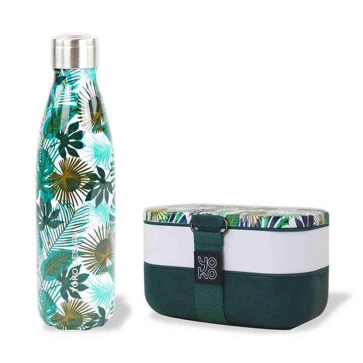 Lunchbox + 500ml Bottle Combo - Equador - for wholesale by YOKO DESIGN