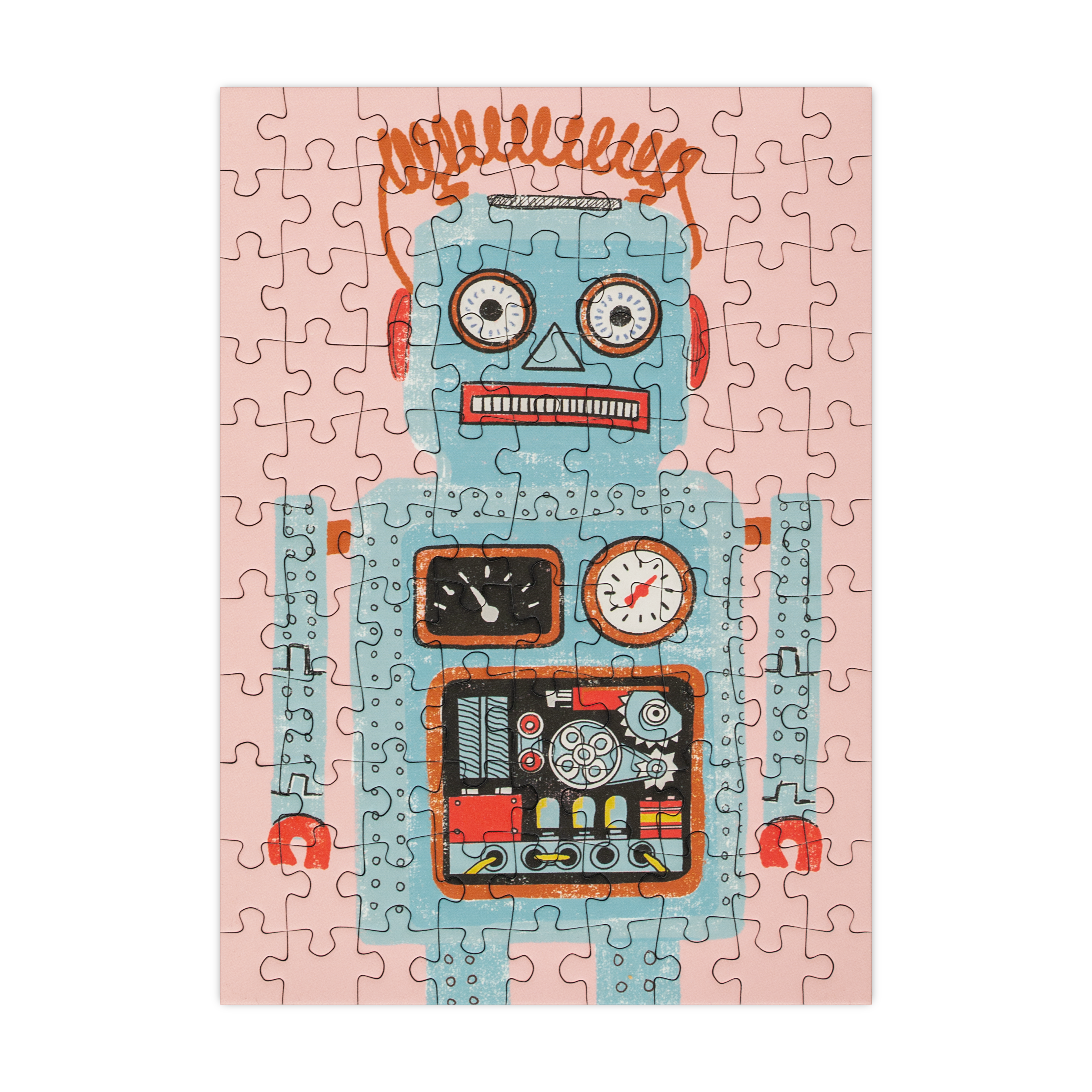 Happily Puzzles – wholesale Puzzle – Adult – Robot - 99 Piece Mini Jigsaw Puzzle1