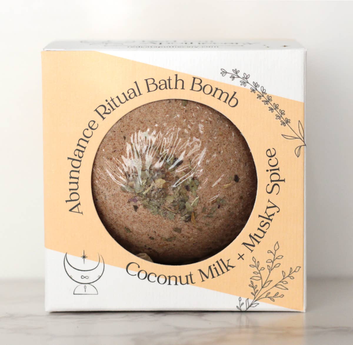 Red Cat Apothecary - Wholesale Bath Bomb/Fizz - Abundance Ritual Bath Bomb | Milk + Musky Spice Luxury