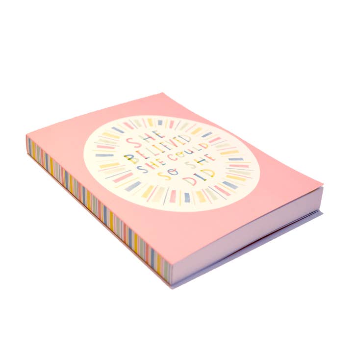 She Believed She Could Journal for wholesale by frog and gnome