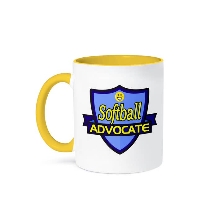 3dRose - Wholesale Coffee Mug - 3dRose, Softball Advocate Support Design, Mug