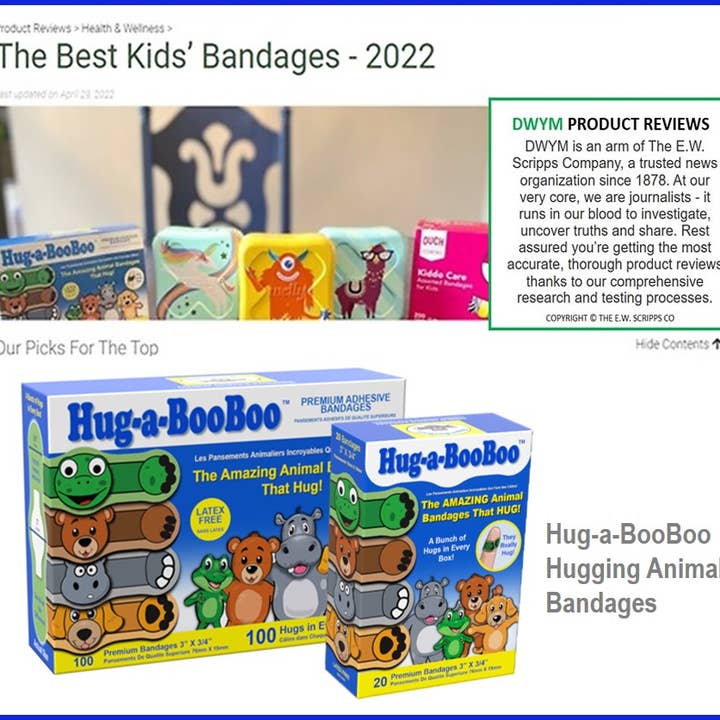 Hug-a-BooBoo – wholesale Plasters/bandages – Kids & Baby – "Butterfly Hugs" Fun Pretty Novelty Bandages, Gift Idea 24ct