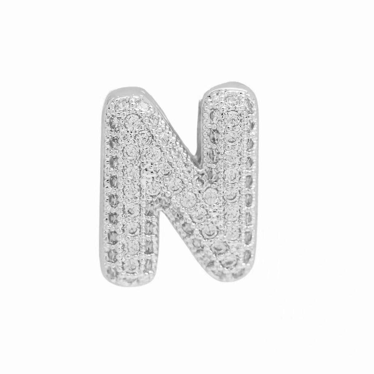 Savvy Bling - Wholesale Charm/Dangle Bracelet - Silver Bubble Initial Custom Word Name Watch Charm Bracelet20