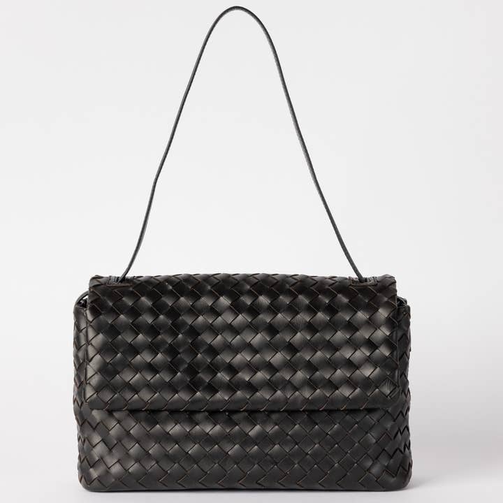 Kenzie - Black Woven Classic Leather - Handbag and other Purchase Wholesale prezzo spezie. Free Returns & Net 60 Terms on Faire trending on Faire.