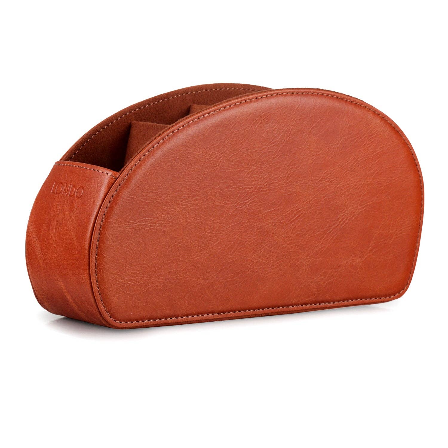 Londo - Wholesale Desk Organizer - Londo Remote Control Holder with 5 Pockets, Store DVD, Blu-Ray, TV, Roku or Apple TV Remotes, Italian Top Grain Leather with Suede Lining43