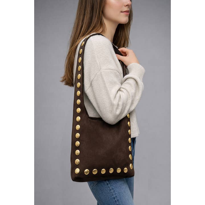 Cherry Paris - Wholesale Shoulder Bag - Women's - ALEXANE SUEDE Bag - 419328