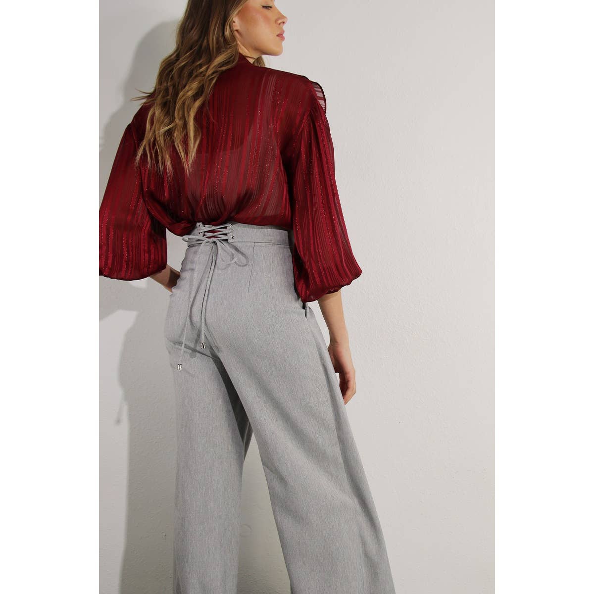 Mulla – wholesale Pants – Women's – FLY AWAY  BACK TIE PANTS36