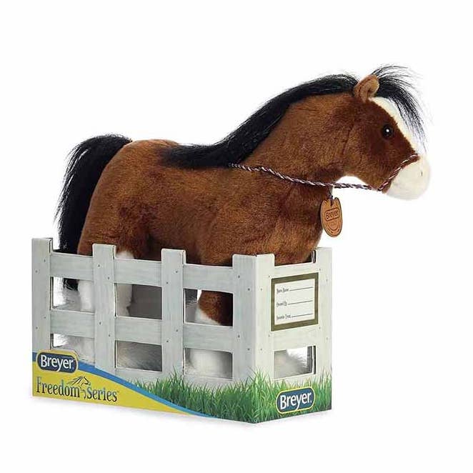 13" Breyer Clydesdale Horse Plush Stuffed Animal for wholesale by Kelley and Company