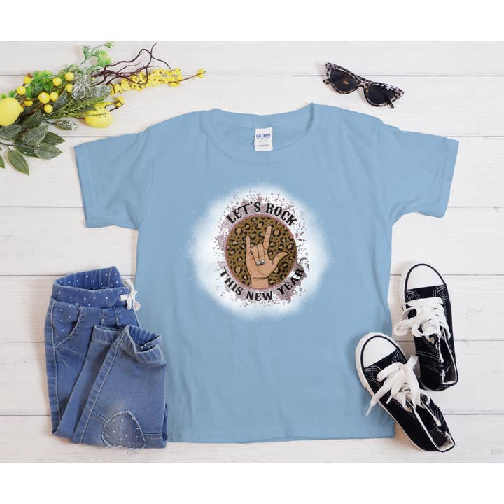 Let's Rock the New Year Toddler + Kid for wholesale by Simply Violet Jade