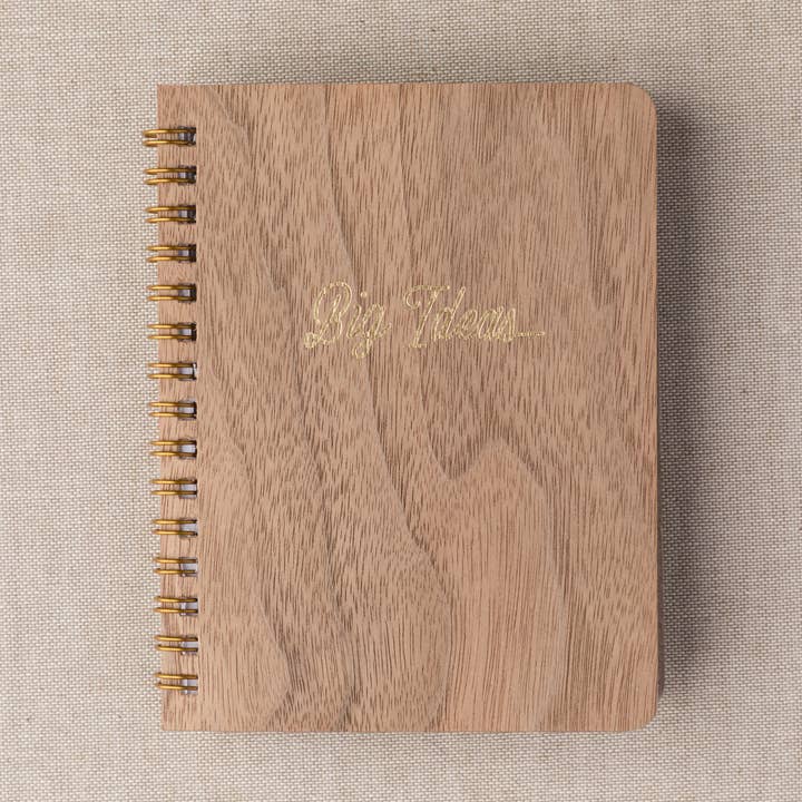 Carnet des grandes idées en noyer petit pour la vente par Pinecrest Printery