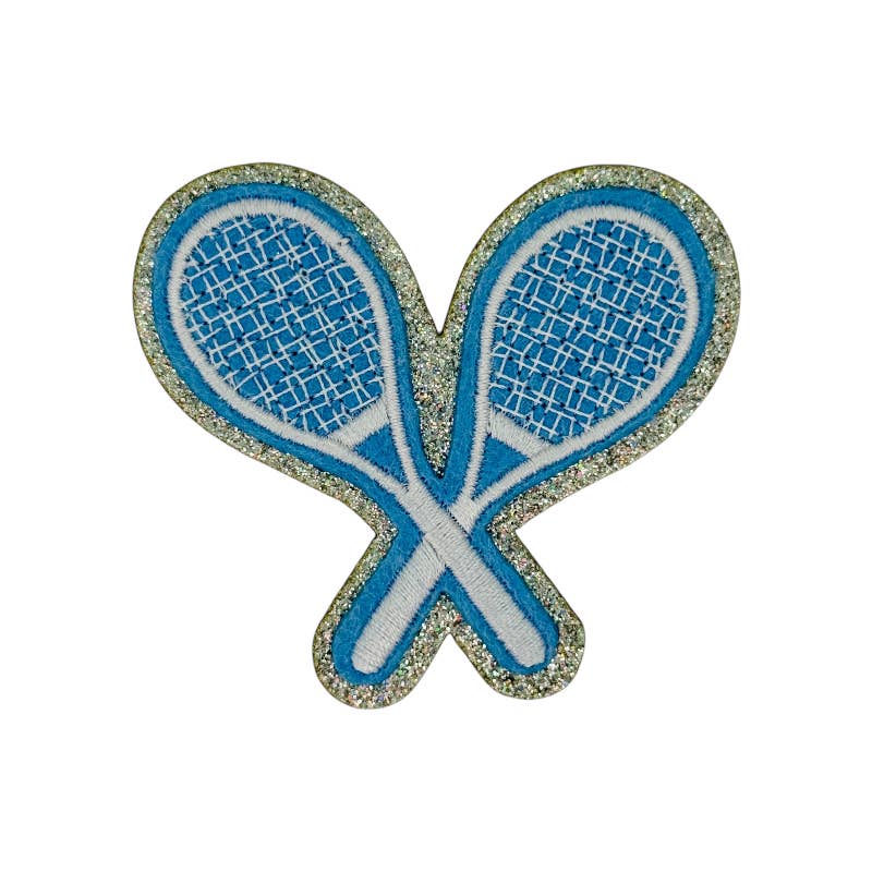 Mimi's Glow Accessories - Wholesale Sticker - Glitter Sticker Tennis Racket II (VE3)