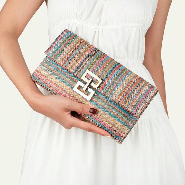 Little Trendy - Wholesale Clutch Bag - Women's - Women's clutch bag casual woven bag straw woven bag4