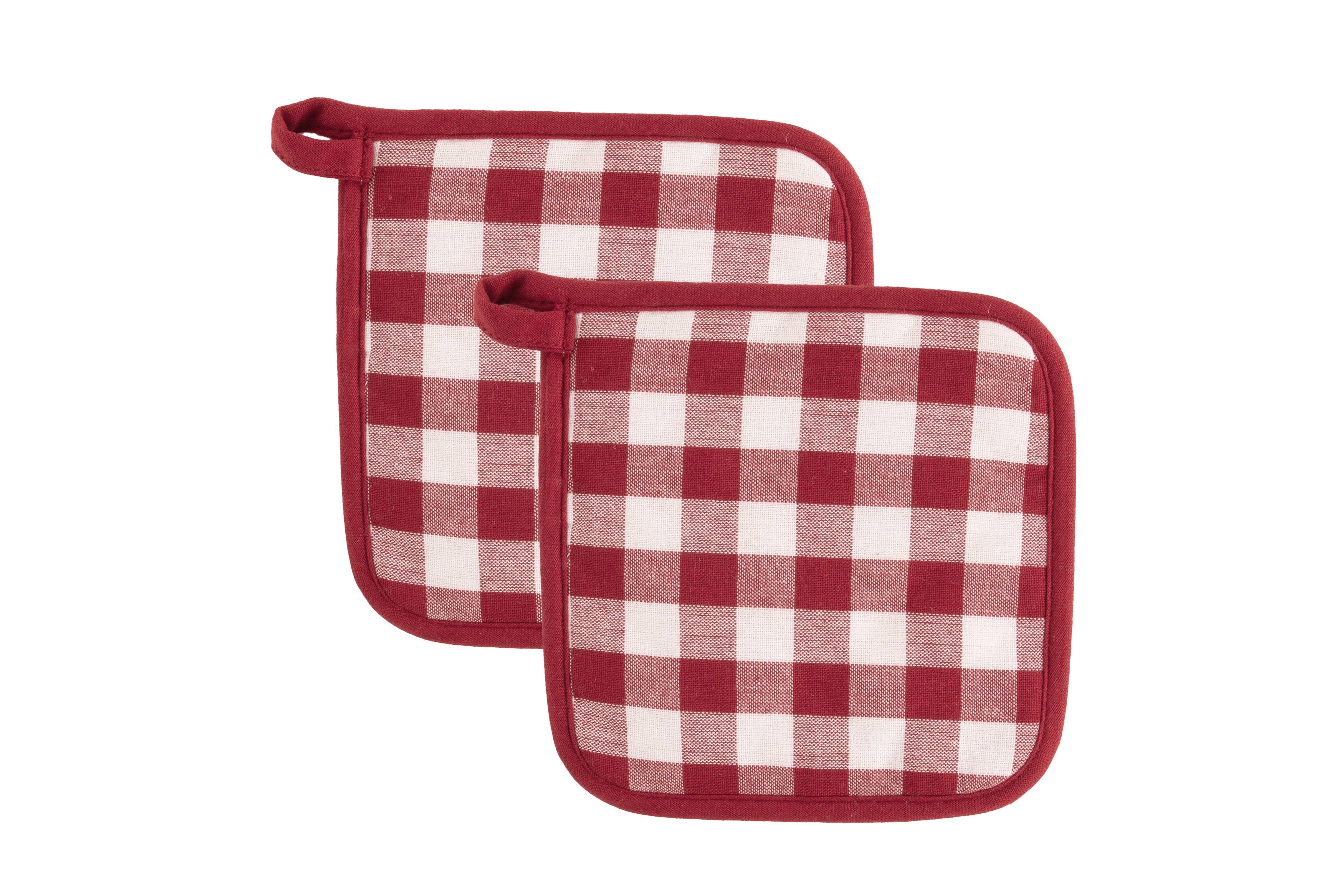 Tiseco - Wholesale Oven Mitt/Pot Holder - Pot holder GINGHAM - SET/2 - 20x20 cm7